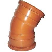 FLOPLAST Underground drain 110mm double socket 30' bend