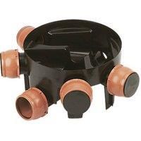 FloPlast Black Underground drainage Inspection chamber (Dia)450mm