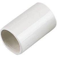White Solvent Weld Overflow Coupling 21.5mm