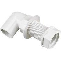 FloPlast Bent Tank Connector White 21.5mm 5 Pack (11326)