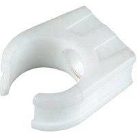 FloPlast Waste Pipe Clips White 21.5mm 10 Pack (17900)
