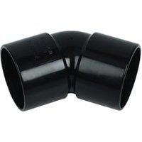 FLOPLAST Solvent Weld Obtuse Bend 45 Degree in White or Black 32mm 40mm 50mm
