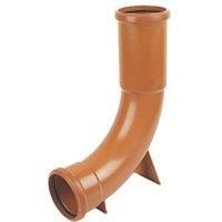 FloPlast Push-Fit 87.5 Double Socket Settlement Rest Bend 110mm (39923)