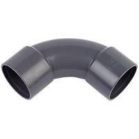 5 x Floplast uPVC  Solvent Weld 32mm Waste Pipe Bends 92.5°  Grey-No:WS14G - NEW