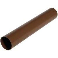 FloPlast 50mm MiniFlo Downpipe 2m - Brown