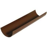 FloPlast 76mm Miniflo Gutter 2m  Brown
