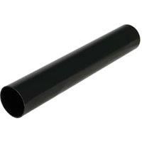 Floplast Miniflo Black Round Gutter Socket (L)2000mm (Dia)50mm