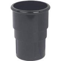 FloPlast Mini Gutter 50mm Black Pipesocket