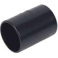 FloPlast Solvent Weld Straight Couplers 32mm x 32mm Black 5 Pack (69892)