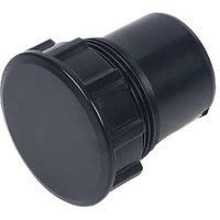 FloPlast Solvent Weld Access Plugs Black 40mm 5 Pack (65881)