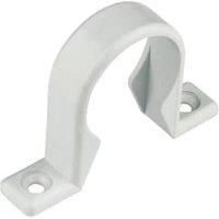 FloPlast White Pushfit Waste pipe Clip (Dia)32mm Pack of 3
