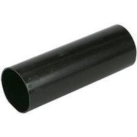 FloPlast Round Down Pipe Black 68mm x 2.5m 6 Pack (19350)