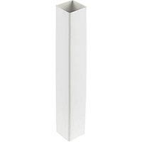 FloPlast Square Line Square Downpipe White 65mm x 2.5m 6 Pack (11834)