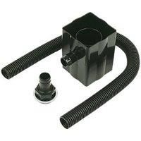 FloPlast RVS1B RVS1B-Black Rainwater Diverter (Conects to 65MM Square and 68MM Round Downpipe), Black