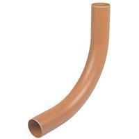 FloPlast Underground Drainage Long radius bend (Dia)110mm Terracotta