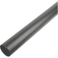FloPlast Push-Fit Plain-End Pipe Black 110mm x 1.8m 2 Pack (99851)