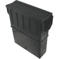 FloPlast D732 Sump Trap Unit & Basket Black 114mm x 340mm (5078G)