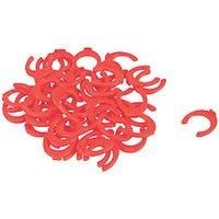 FloPlast FloFit+ Collet Clips Red 10mm 50 Pack (258PY)