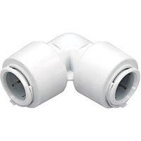 FloPlast FloFit+ Plastic Push-Fit Equal 90 Elbow 10mm (637RF)