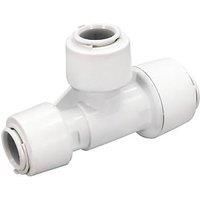 FloPlast FloFit+ Plastic Push-Fit Reducing Tee 28 x 22 x 22mm (118RG)