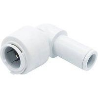 FloPlast FloFit+ Plastic Push-Fit Equal 90 Stem Elbow 22mm (304PY)