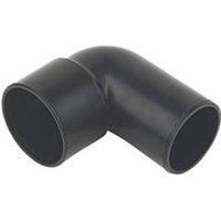 FloPlast Conversion Bends 90 Black 40mm 5 Pack (51935)