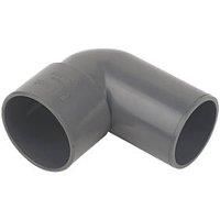 FloPlast Conversion Bends 90 Grey 40mm 5 Pack (85329)