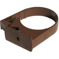 FLOPLAST RCM1BR MINIFLO 50MM DOWNPIPE - PIPE CLIP - BROWN