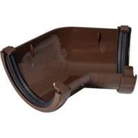 FloPlast 76mm MiniFlo Gutter Angle 135 - Brown