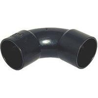 FloPlast Solvent Weld Waste Bend 92.5 Black 40mm 5 Pack (5234V)