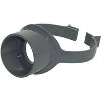 FloPlast Strap Boss Anthracite Grey 110mm (321KJ)