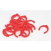 FloPlast FloFit+ Collet Clips Red 15mm 20 Pack (971FA)