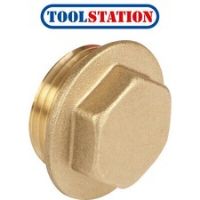 Made4Trade Brass Flanged Plug 1/4"
