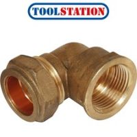 Made4Trade Compression Elbow Female 22mm x 3/4"