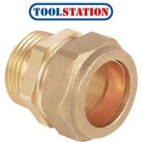 Made4Trade Compression Coupler Male 15mm x 1/2"