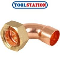 Made4Trade End Feed Bent Cylinder Union 22mm x 1"