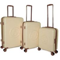 Dune London Onella 3 Piece Luggage Set - Cream/Tan