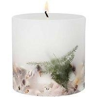 Stoneglow Nature's Gift Natural Wax decorated Scented Pillar Candle - Various Designs (Ocean)