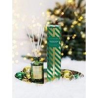 Stoneglow Seasonal Collection - Frosted Woods - Pear, Patchouli & Musk Scented Reed Diffuser 100ml Green