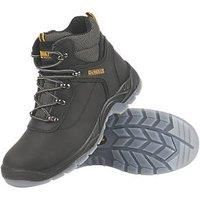 DeWalt Laser Leather Black Safety Steel Toe Hiker Work Boots - Size 12