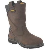 DeWALT Rigger SBP brown leather steel toe-cap/midsole safety rigger work boot