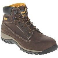 DeWalt Mens Work Safety Boots Brown Composite Toe Cap Oil Repellent UK 11
