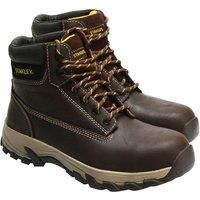 Stanley Mens Tradesman Safety Boots Brown Size 12