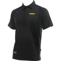 DeWalt Mens Rutland Performance Polo Shirt (Black / Grey)