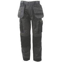 Stanley Men/'s Austin Work Trousers, Grey/Black, W40/L31
