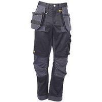 DEWALT Men/'s Harrison Pro Stretch Trousers Waist 29 Leg 30W, Black/Grey, UK