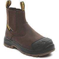DEWALT East Haven Leather Safety Dealer Boot - Water Resistant Safety Work Boots (uk_footwear_size_system, adult, men, numeric, medium, numeric_10), Brown