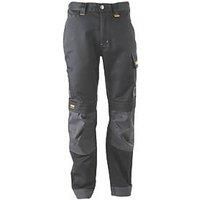 DeWalt Louisiana Work Trouser Black 36" W 31" L (628FN)