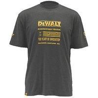 DeWalt 100 Year Graphic Short Sleeve T-Shirt Grey X Large 45-47" Chest (430PA)