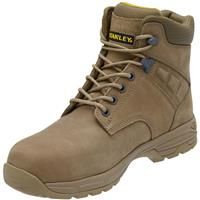 Stanley Men's Impact Safety Boots Size 12 in Stone Rubber/Steel